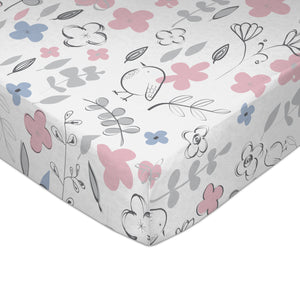 Crib Fitted Sheet - Mazie