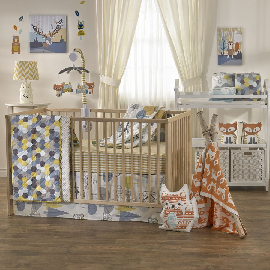 In The Woods Crib Bumper - Living Textiles Co.
