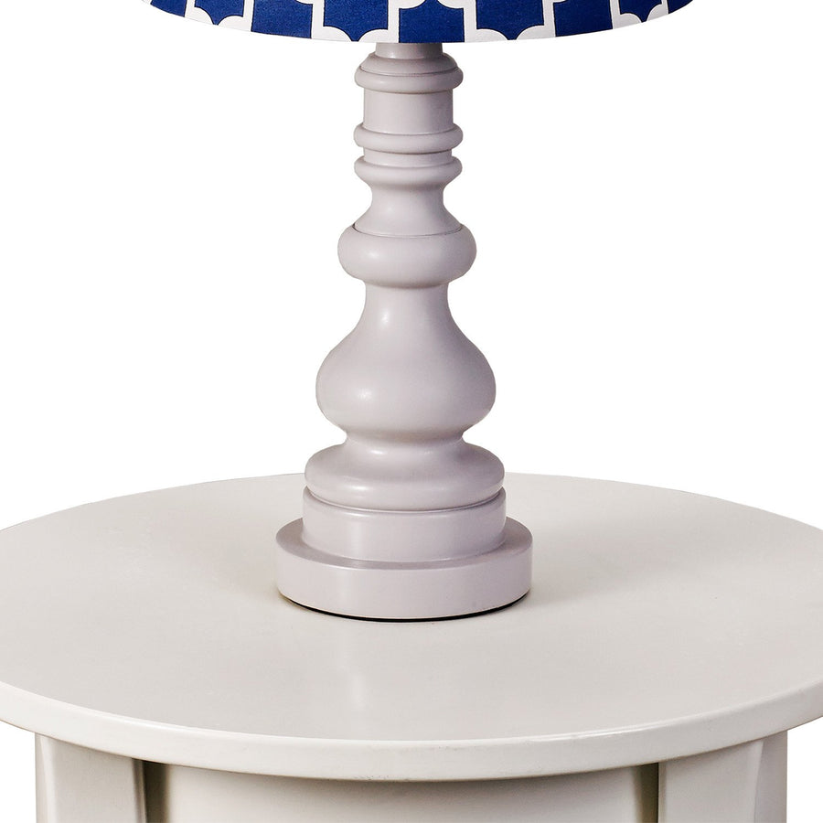Lamp Base - Grey Spindle - Living Textiles Co.