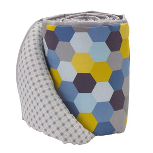 Hexagons Crib Bumper - Living Textiles Co.